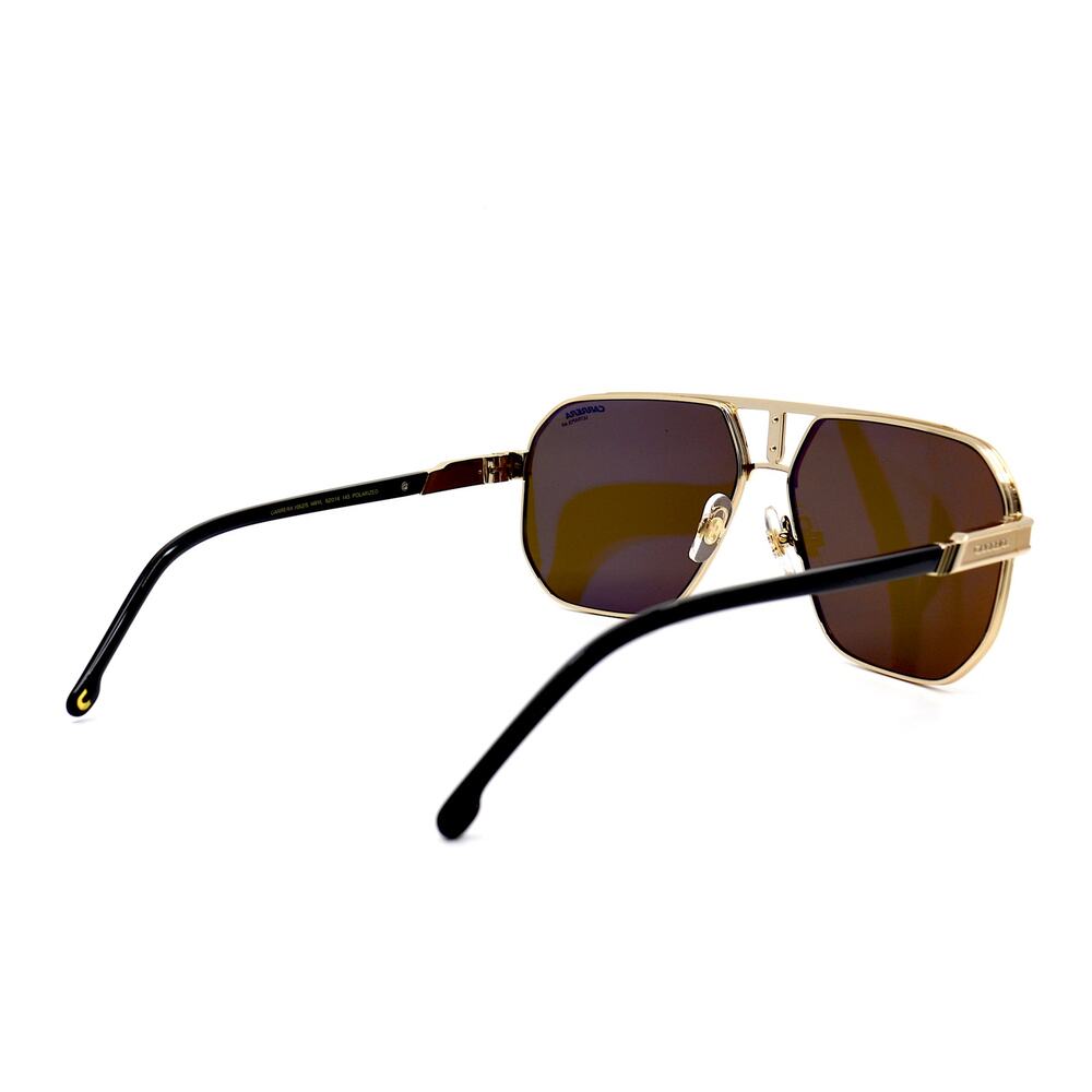 NEW CARRERA 1062/S GOLD BROWN MIRROR POLARIZED AUTHENTIC SUNGLASSES - Picture 8 of 12